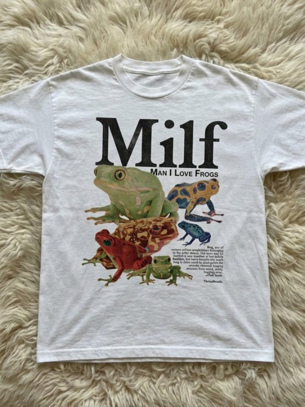 Milf Man I Love Frogs White T-shirt